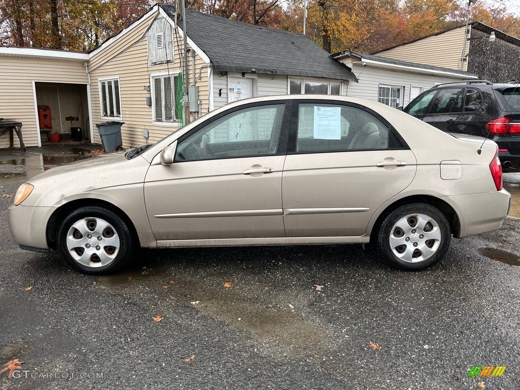 Sand Beige 2004 Kia Spectra LX Sedan Exterior Photo #143232305