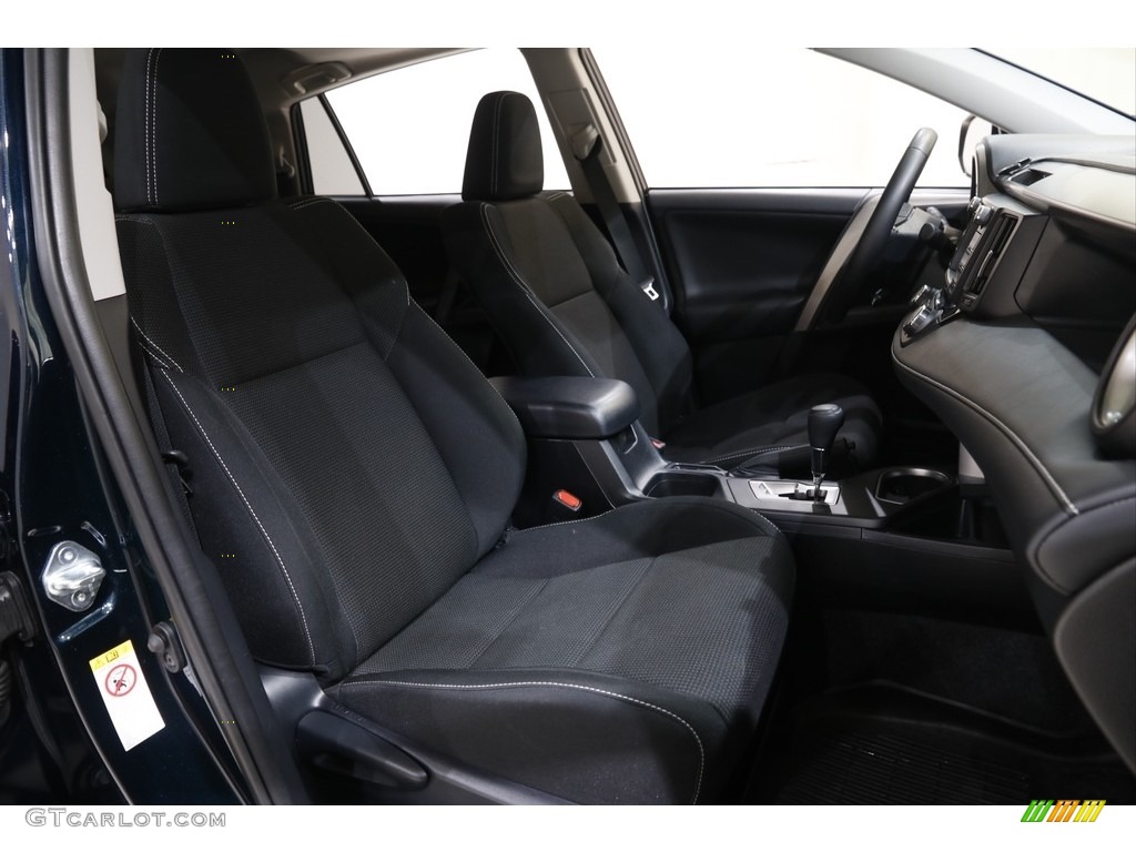 2018 RAV4 XLE - Galactic Aqua Mica / Black photo #14