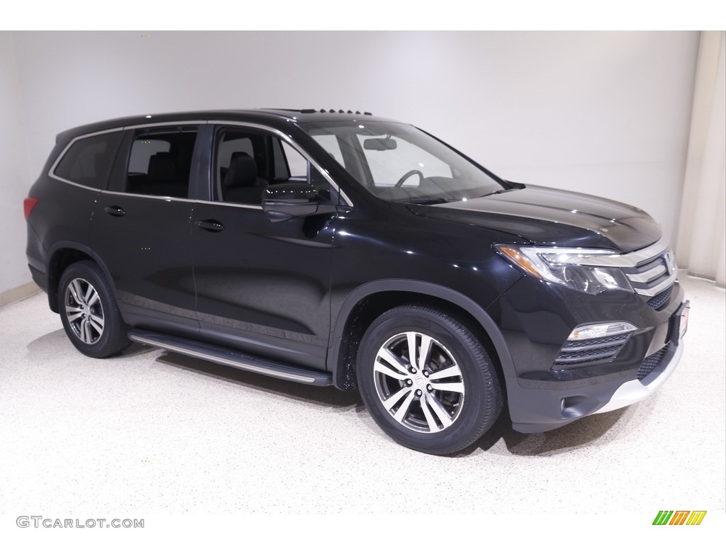 Crystal Black Pearl 2016 Honda Pilot EX-L AWD Exterior Photo #143233500