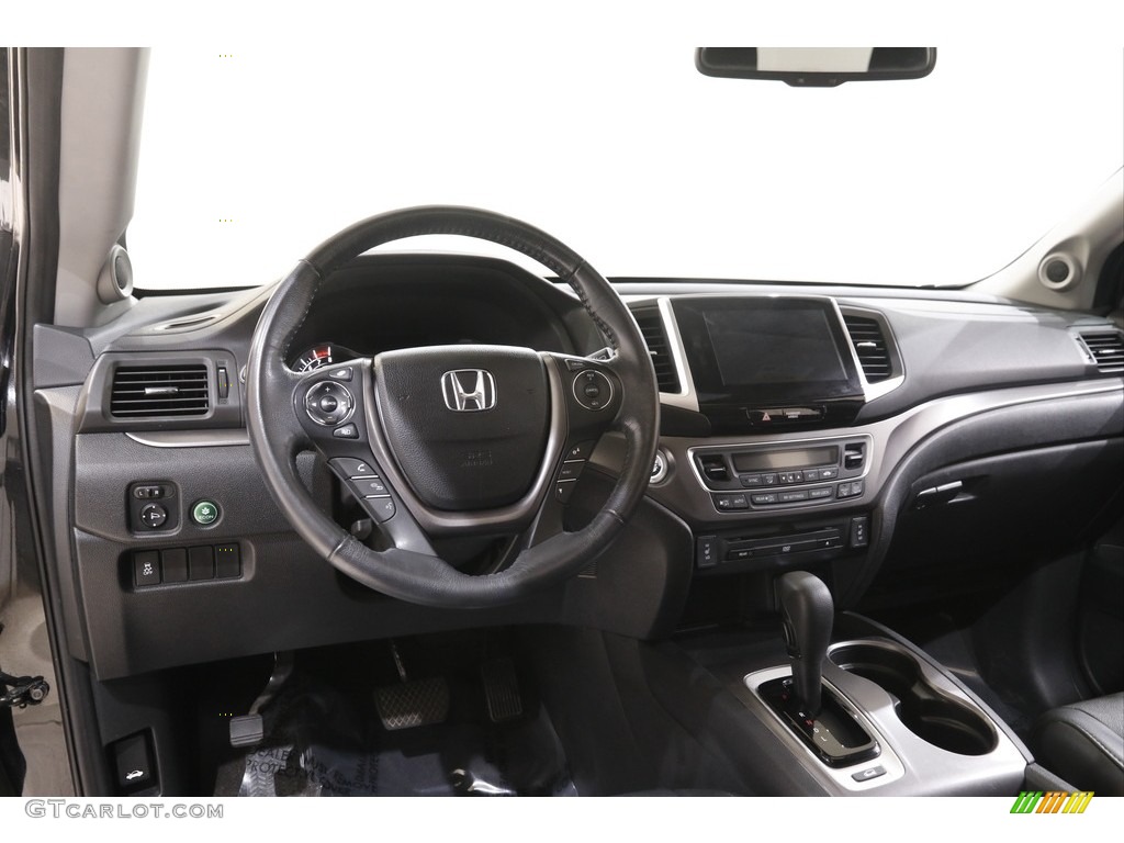 2016 Honda Pilot EX-L AWD Black Dashboard Photo #143233606