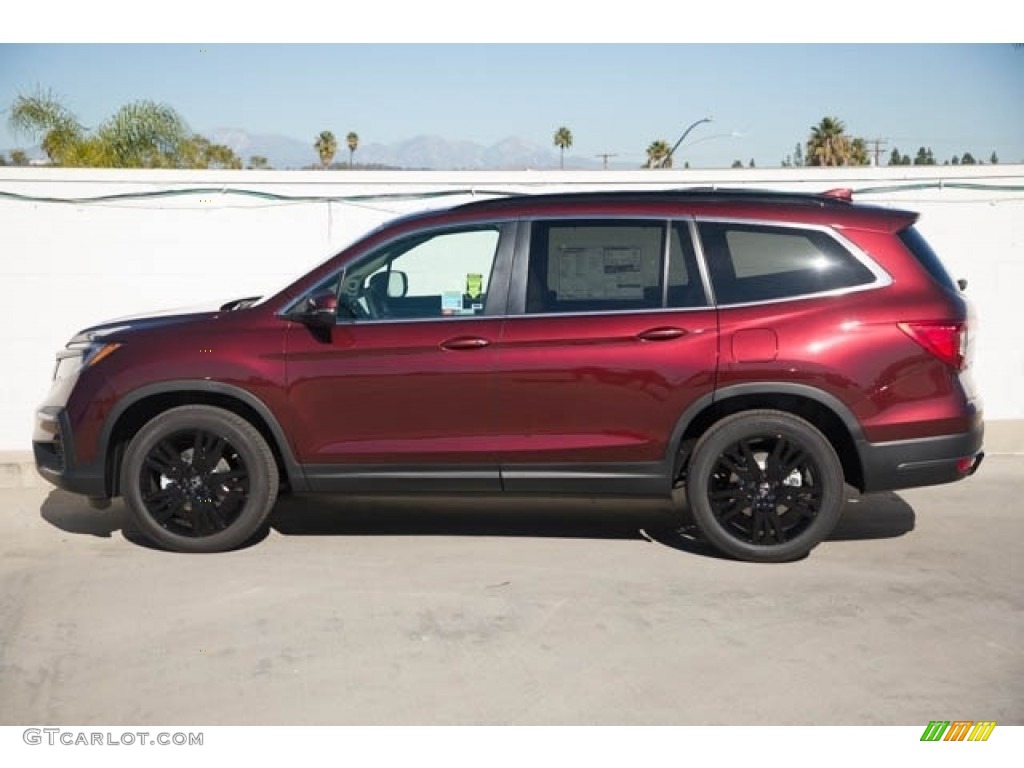 Deep Scarlet Pearl 2022 Honda Pilot Special Edition Exterior Photo #143233970