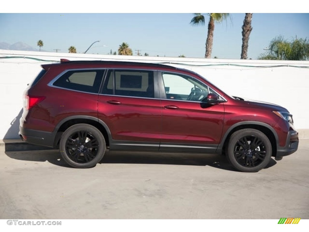 Deep Scarlet Pearl 2022 Honda Pilot Special Edition Exterior Photo #143234018