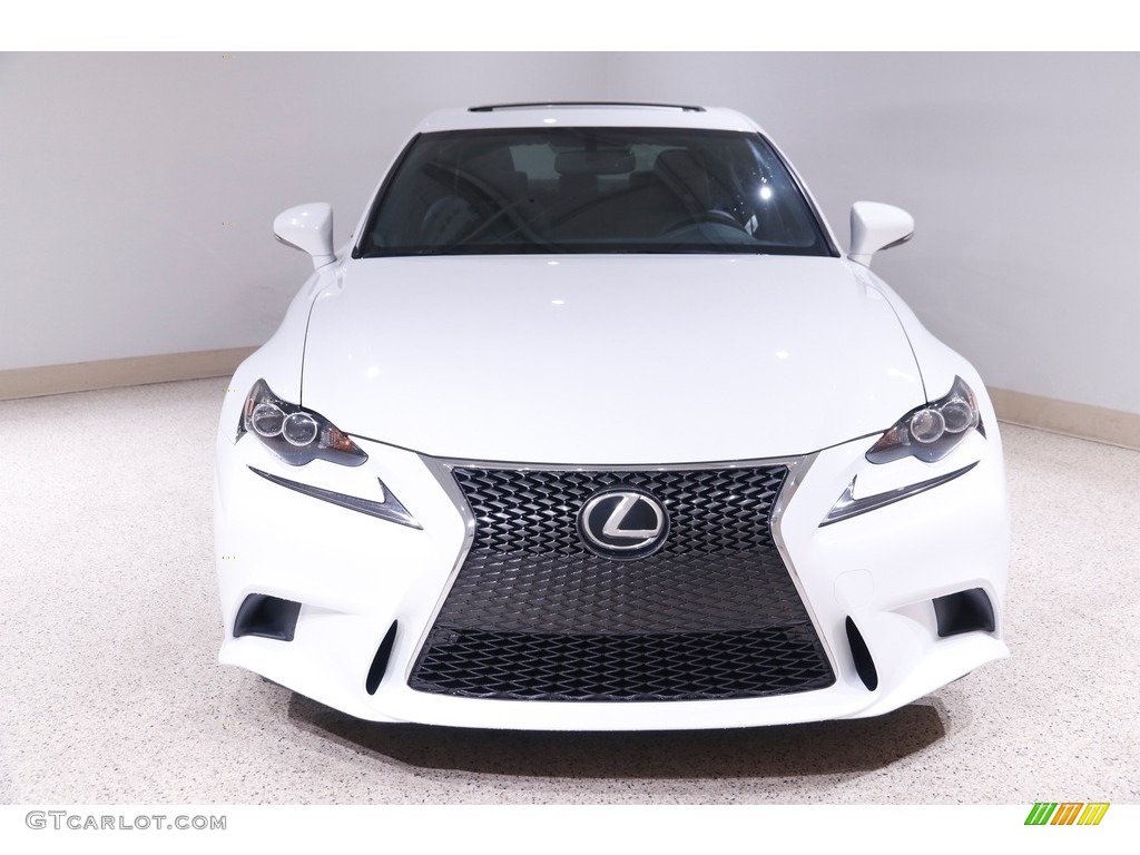 2015 IS 250 F Sport AWD - Ultra White / Black photo #2