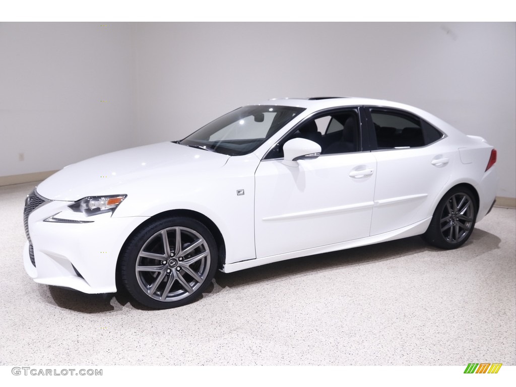 2015 IS 250 F Sport AWD - Ultra White / Black photo #3