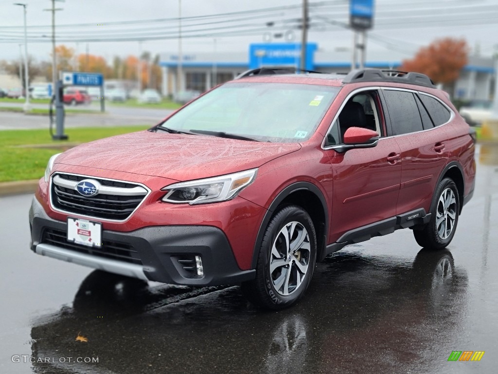 Crimson Red Pearl Subaru Outback