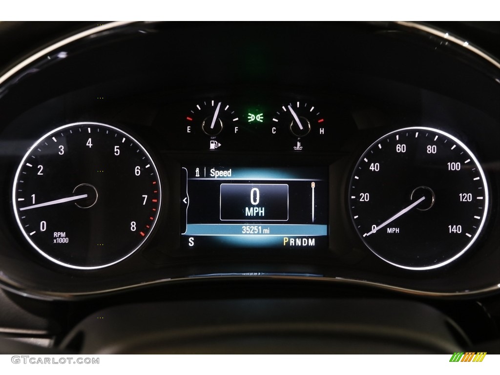 2017 Encore Preferred AWD - Coastal Blue Metallic / Ebony photo #8