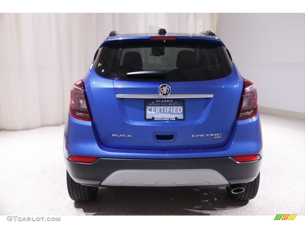 2017 Encore Preferred AWD - Coastal Blue Metallic / Ebony photo #17