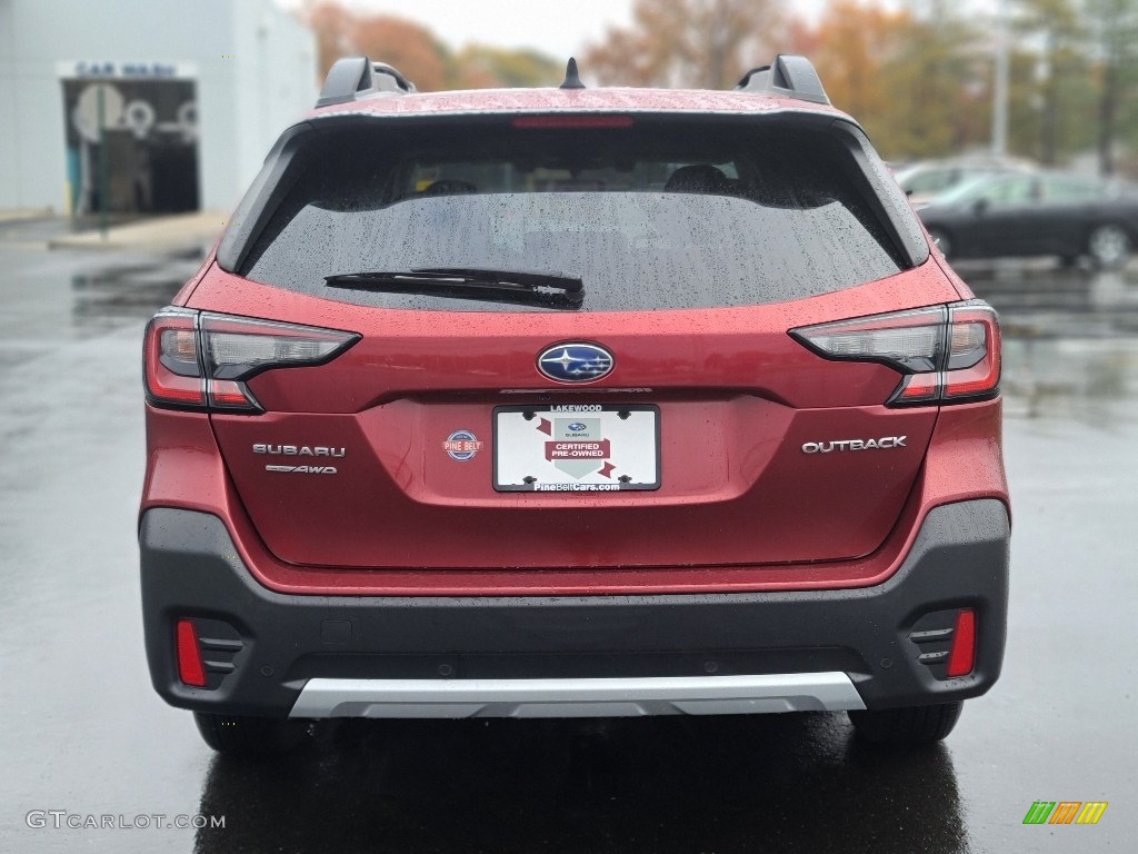 2021 Outback 2.5i Limited - Crimson Red Pearl / Slate Black photo #20