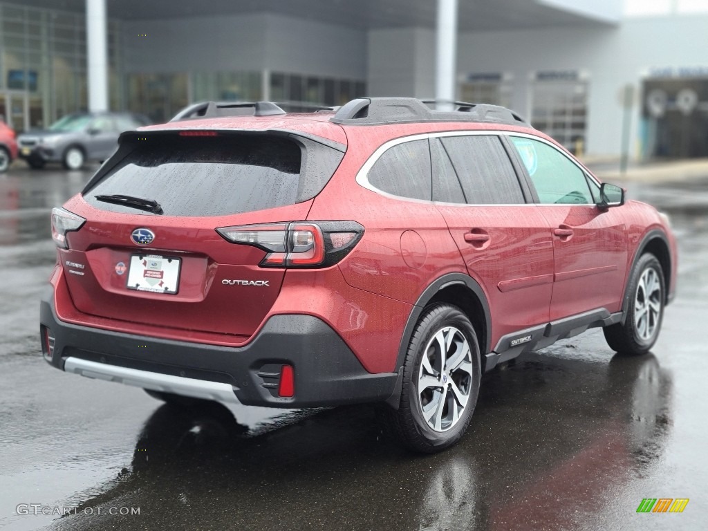 2021 Outback 2.5i Limited - Crimson Red Pearl / Slate Black photo #21