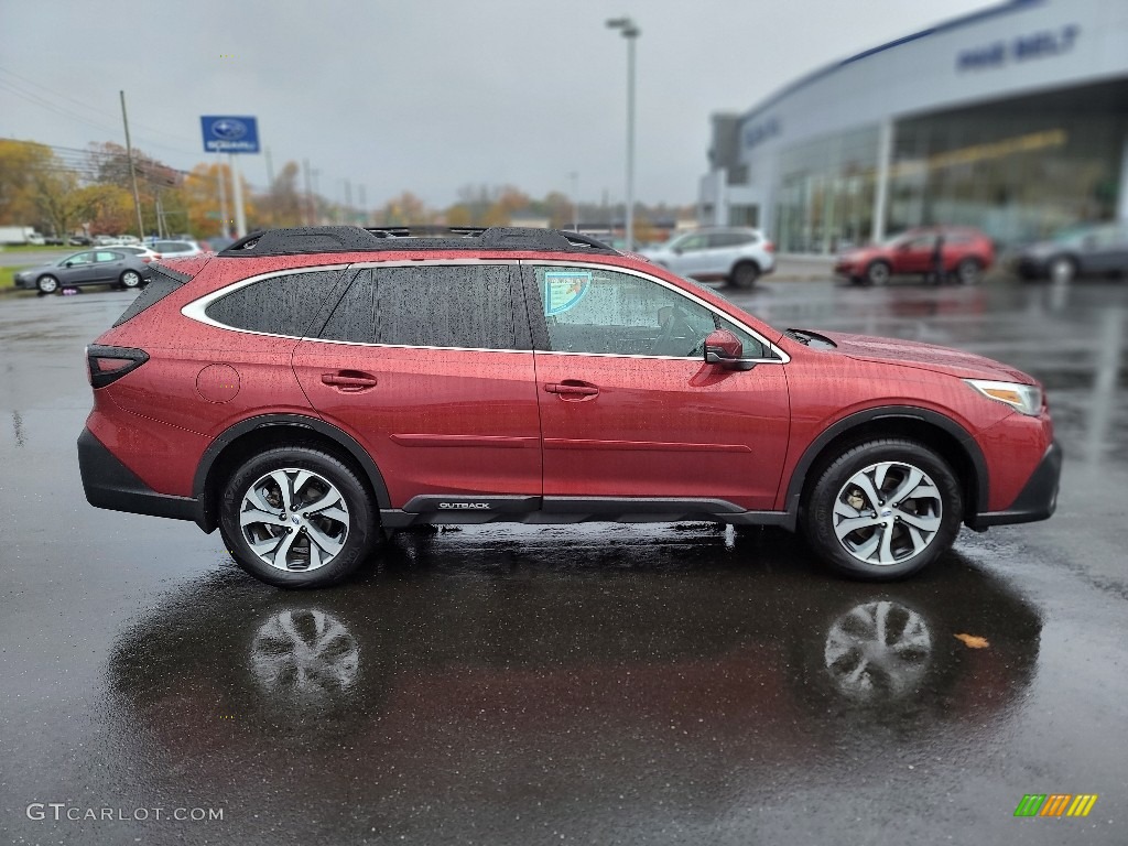 2021 Outback 2.5i Limited - Crimson Red Pearl / Slate Black photo #22