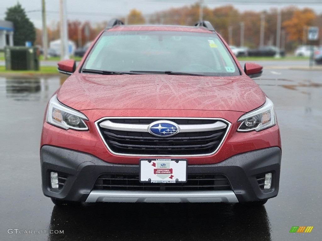 2021 Outback 2.5i Limited - Crimson Red Pearl / Slate Black photo #24