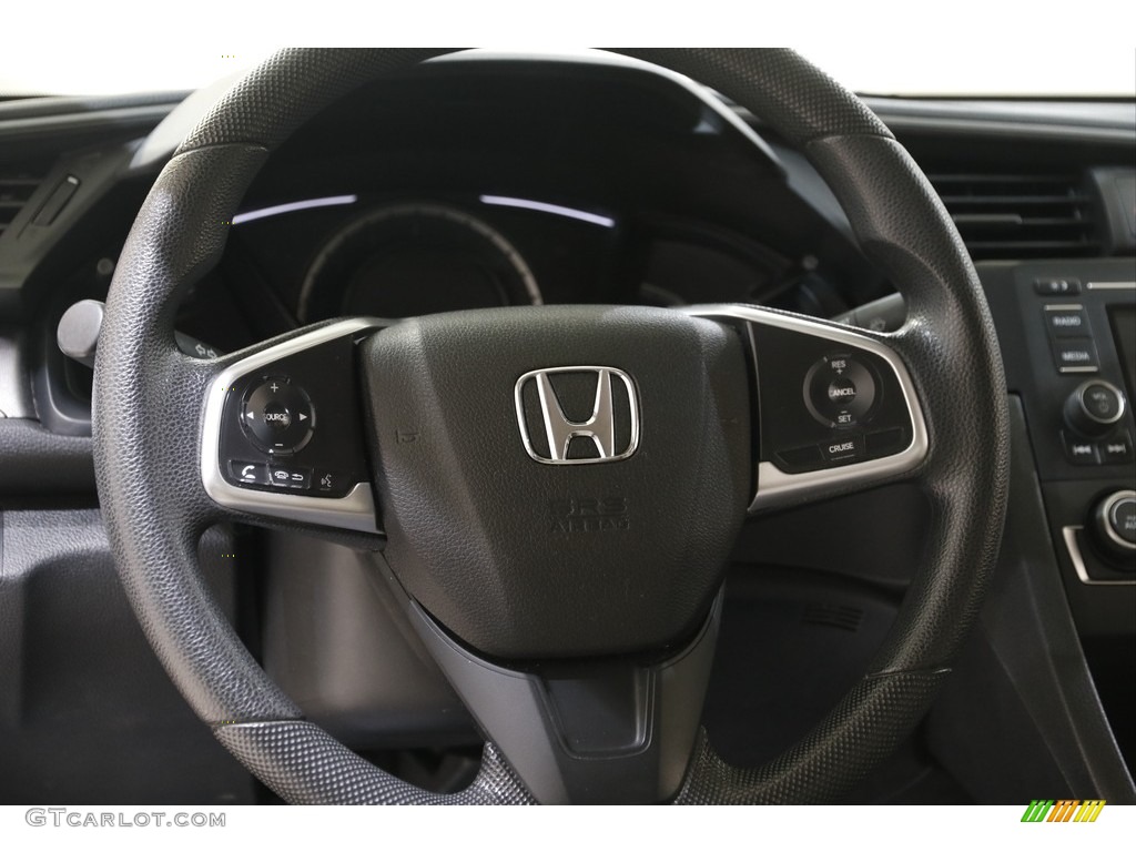 2018 Civic LX Sedan - Burgundy Night Pearl / Ivory photo #7