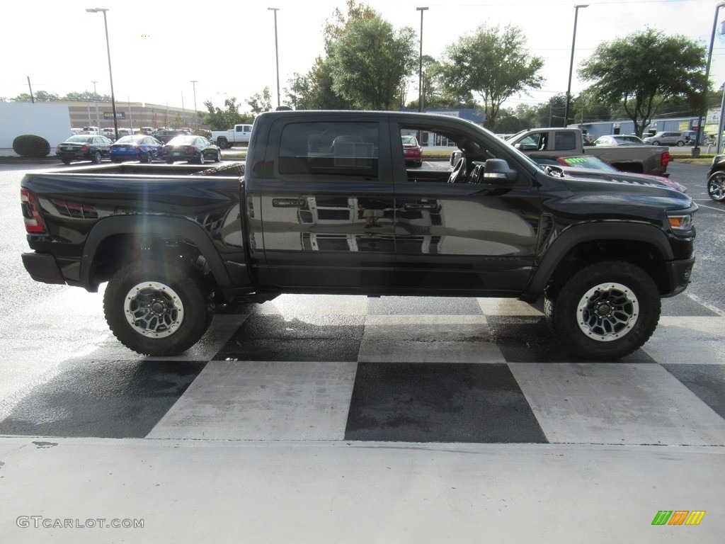 Diamond Black Crystal Pearl 2021 Ram 1500 TRX Crew Cab 4x4 Exterior Photo #143235644