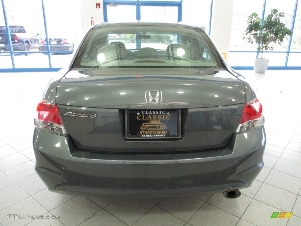 2009 Accord EX Sedan - Polished Metal Metallic / Gray photo #8