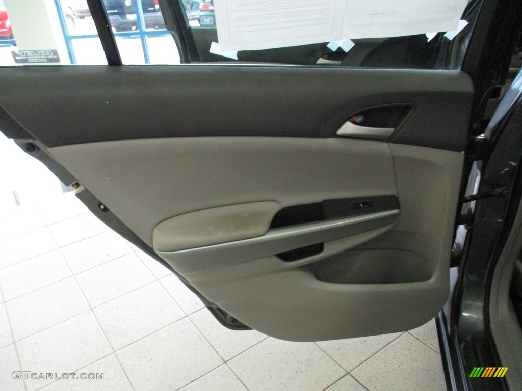 2009 Accord EX Sedan - Polished Metal Metallic / Gray photo #23