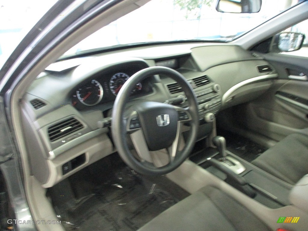 2009 Accord EX Sedan - Polished Metal Metallic / Gray photo #27