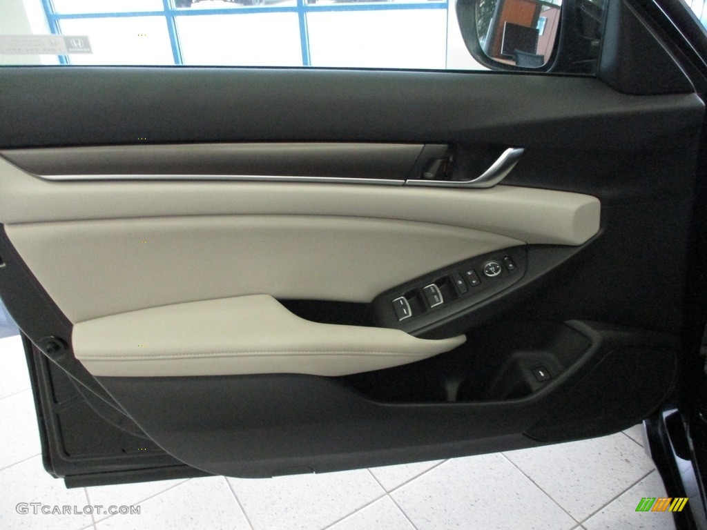 2018 Honda Accord Hybrid Sedan Gray Door Panel Photo #143237053