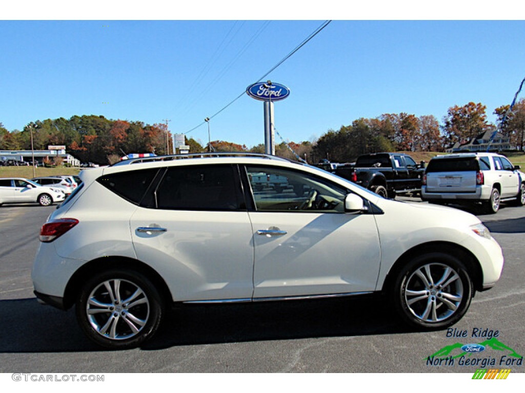 2011 Murano LE - Glacier White Pearl / Beige photo #6