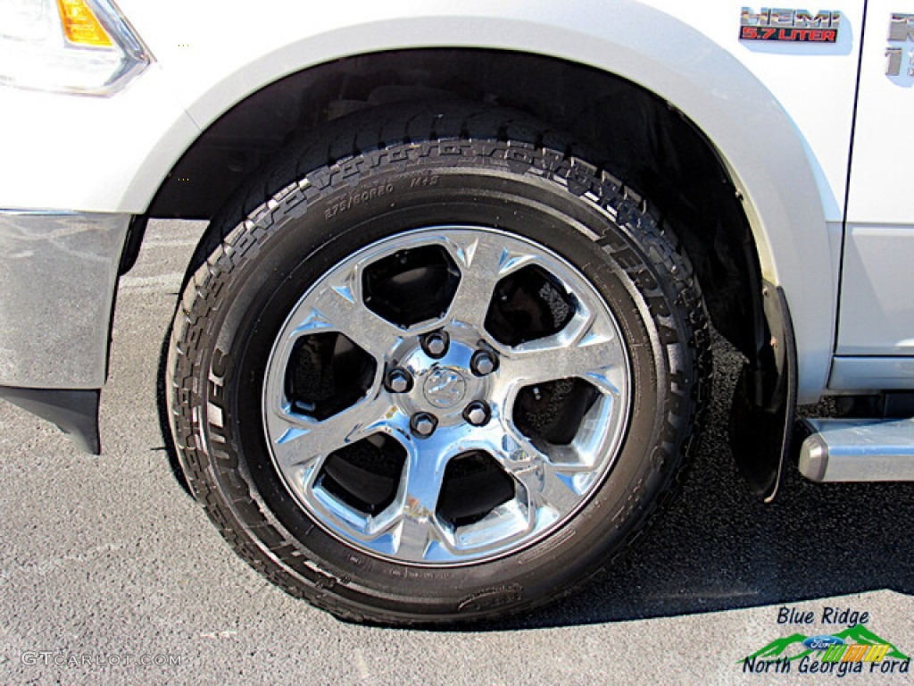 2014 1500 Laramie Quad Cab 4x4 - Bright White / Black photo #9