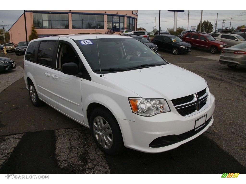 2016 Grand Caravan SE - Bright White / Black/Light Graystone photo #3