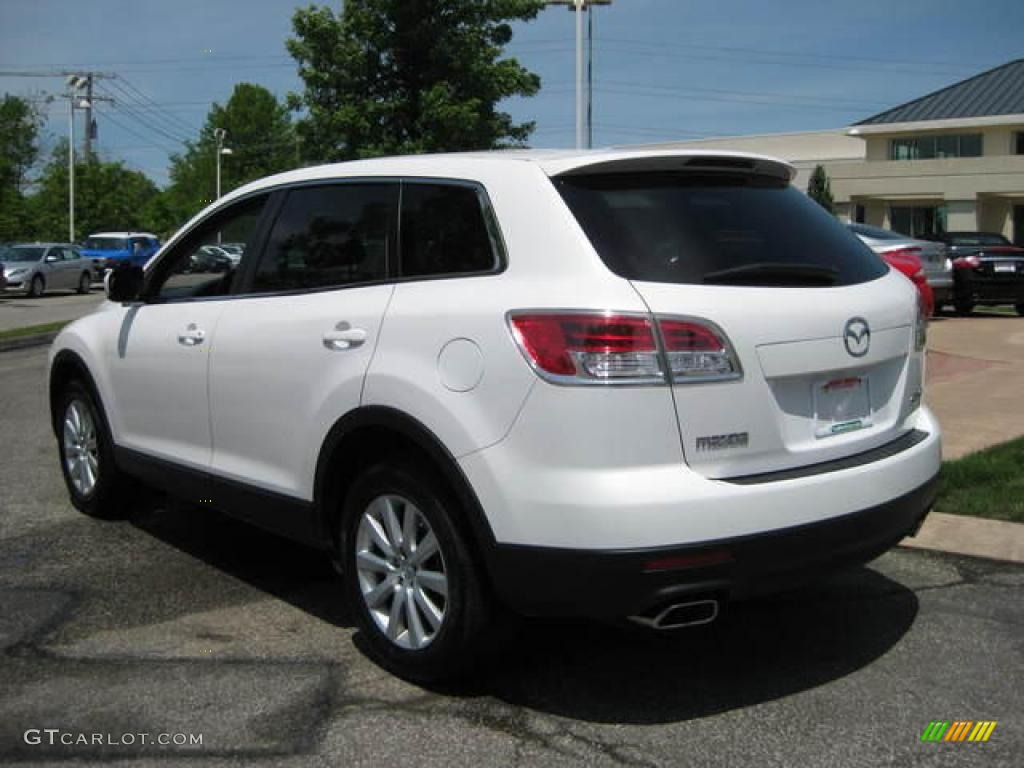 2007 CX-9 Grand Touring AWD - Crystal White Pearl Mica / Sand photo #8