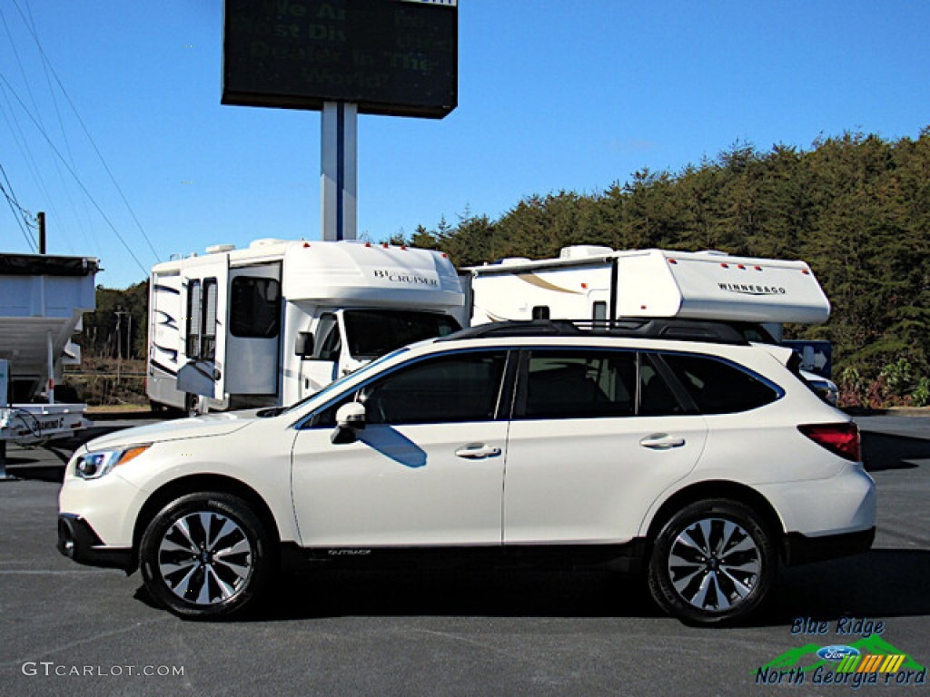 Crystal White Pearl 2015 Subaru Outback 2.5i Limited Exterior Photo #143238782