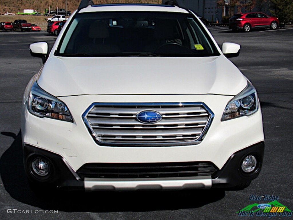 2015 Outback 2.5i Limited - Crystal White Pearl / Warm Ivory photo #8