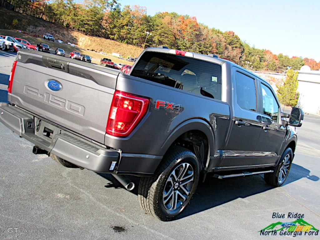 2021 F150 XL SuperCrew 4x4 - Carbonized Gray / Black photo #29