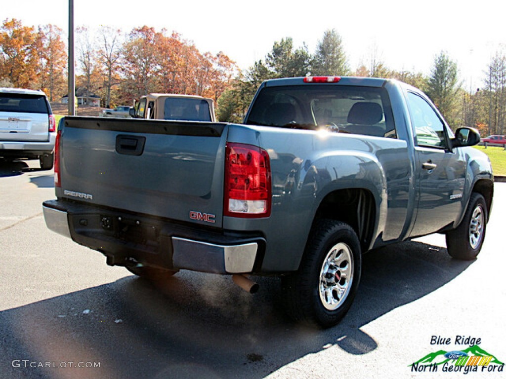 2011 Sierra 1500 Regular Cab - Stealth Gray Metallic / Dark Titanium photo #5
