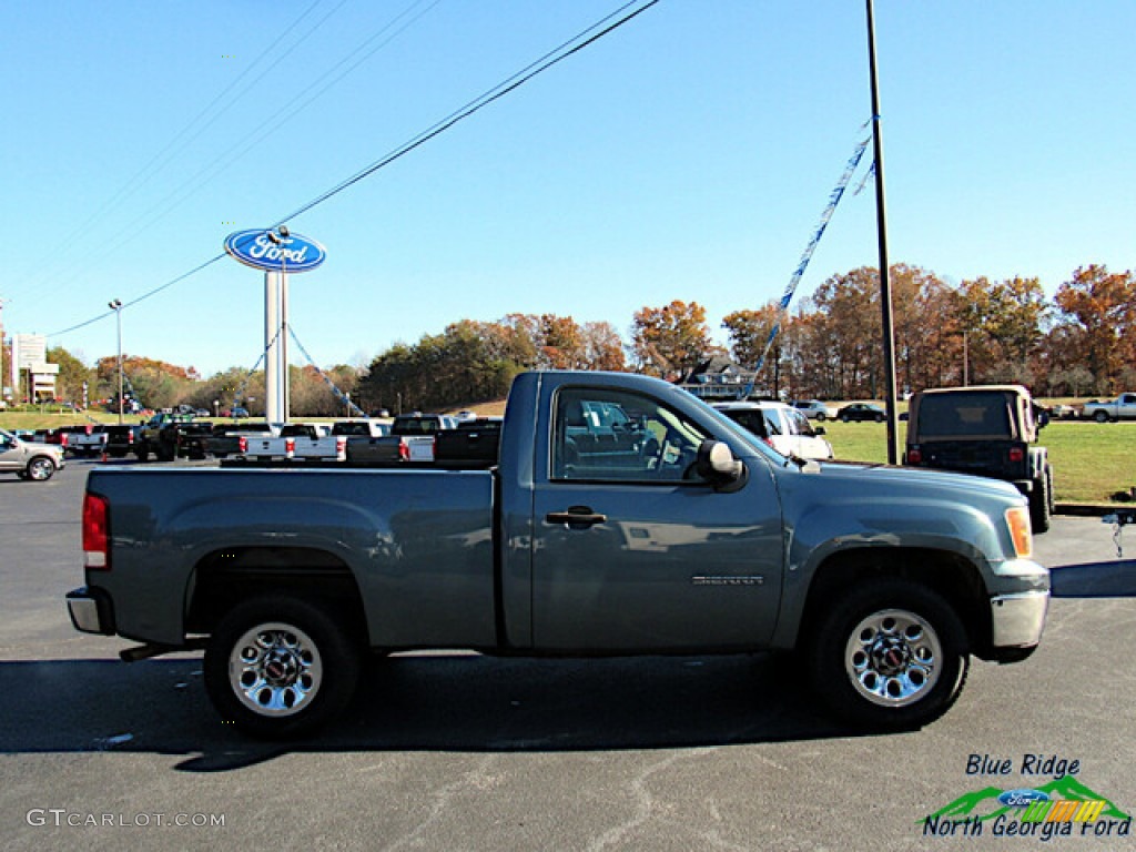 2011 Sierra 1500 Regular Cab - Stealth Gray Metallic / Dark Titanium photo #6