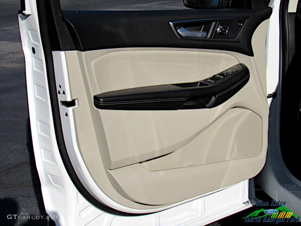 2021 Edge Titanium AWD - Star White Metallic Tri-Coat / Medium Soft Ceramic photo #11