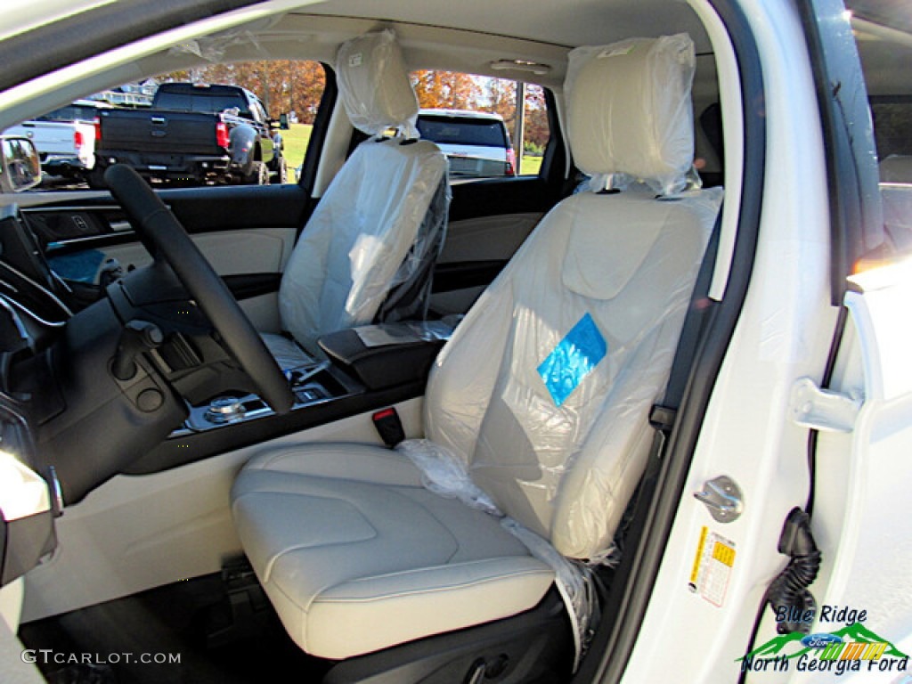 2021 Edge Titanium AWD - Star White Metallic Tri-Coat / Medium Soft Ceramic photo #12