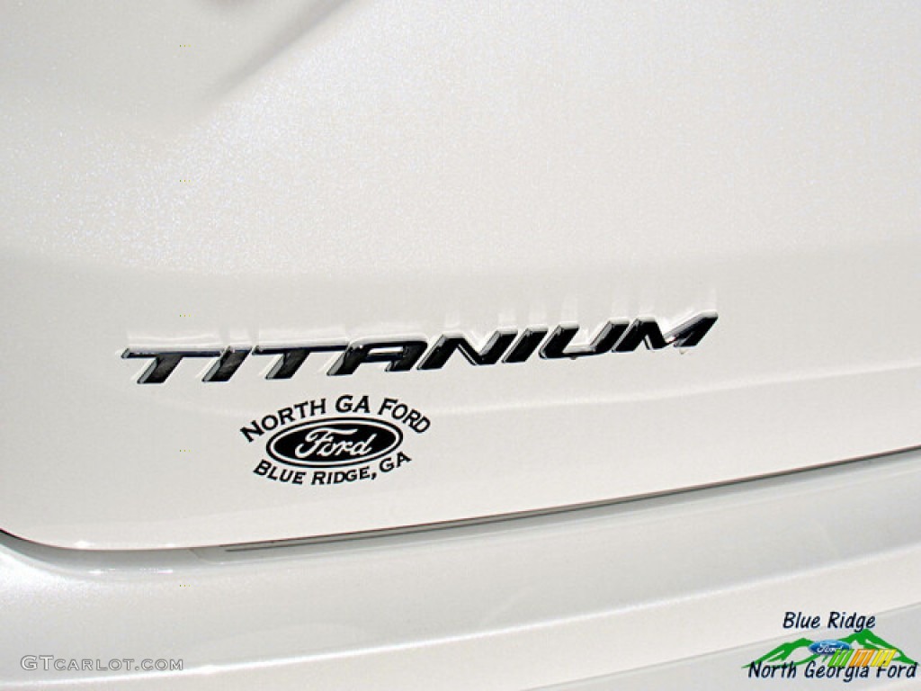 2021 Edge Titanium AWD - Star White Metallic Tri-Coat / Medium Soft Ceramic photo #27