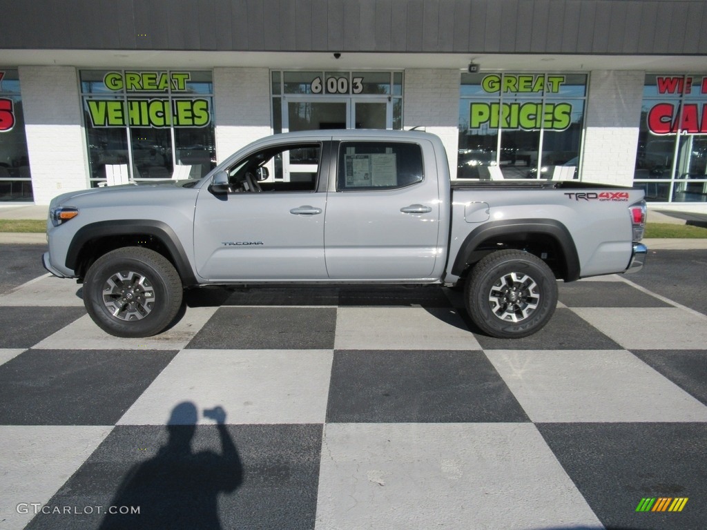2021 Tacoma TRD Off Road Double Cab 4x4 - Cement / TRD Cement/Black photo #1