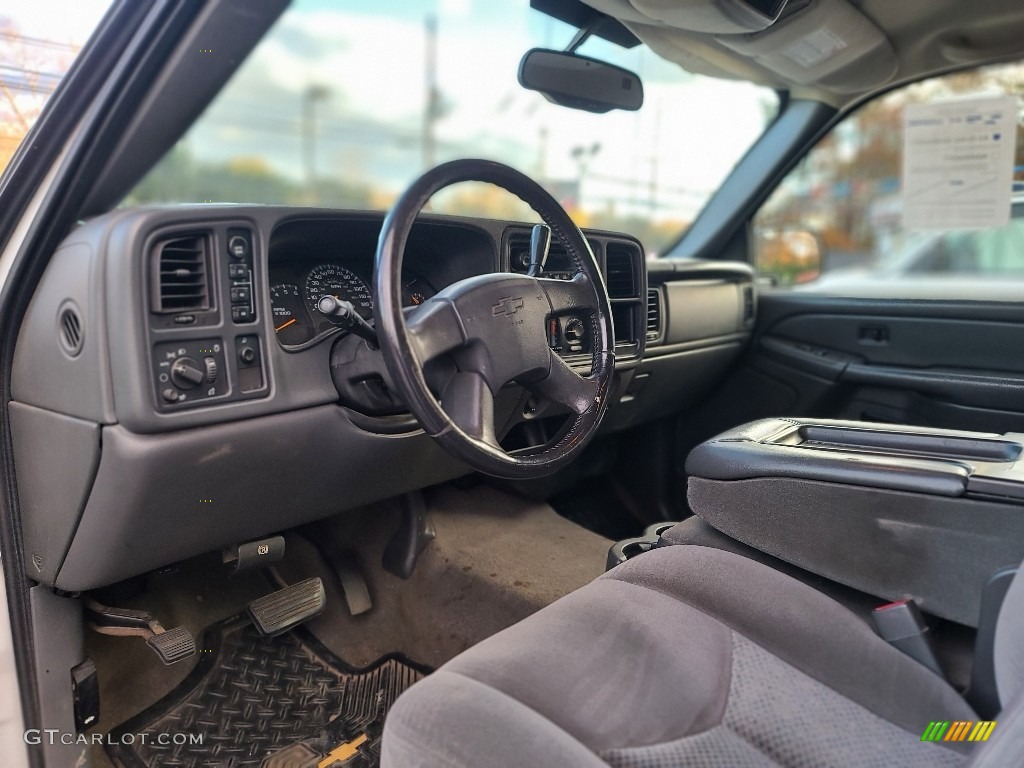 2007 Silverado 1500 Classic LT Crew Cab 4x4 - Summit White / Dark Charcoal photo #3