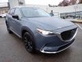 2021 Polymetal Gray Mazda CX-9 Carbon Edition AWD  photo #9