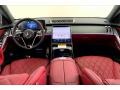 Carmine Red/Black Dashboard Photo for 2022 Mercedes-Benz S #143241007