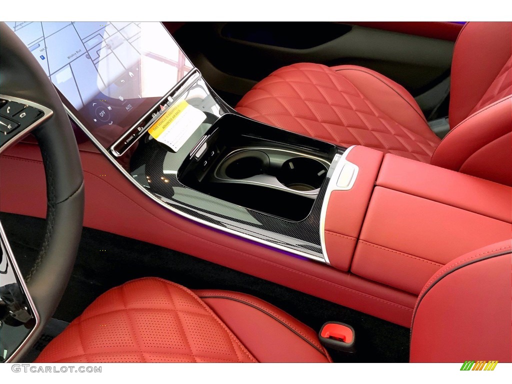 2022 S 500 4Matic Sedan - Graphite Gray / Carmine Red/Black photo #8