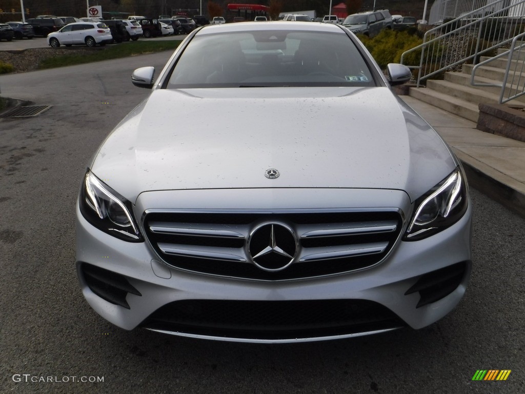 2018 E 300 4Matic Sedan - Diamond Silver Metallic / Black photo #8