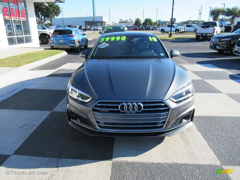 2018 A5 Sportback Prestige quattro - Monsoon Gray Metallic / Rock Gray photo #2