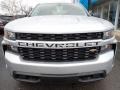 2021 Silver Ice Metallic Chevrolet Silverado 1500 Custom Crew Cab 4x4  photo #8