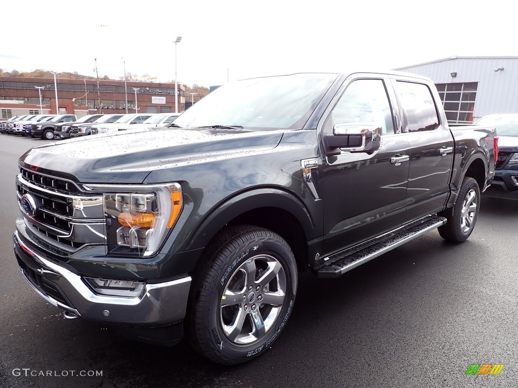 2021 F150 Lariat SuperCrew 4x4 - Guard / Black photo #5