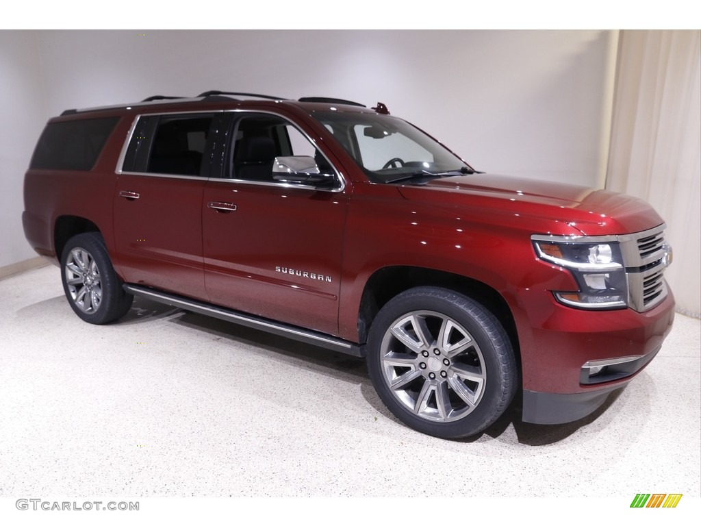 2018 Suburban Premier 4WD - Siren Red Tintcoat / Jet Black photo #1
