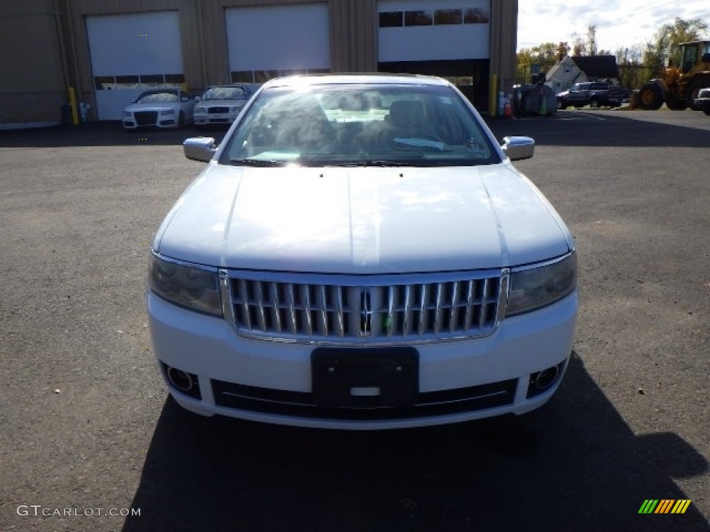 2007 MKZ AWD Sedan - Oxford White / Sand photo #2