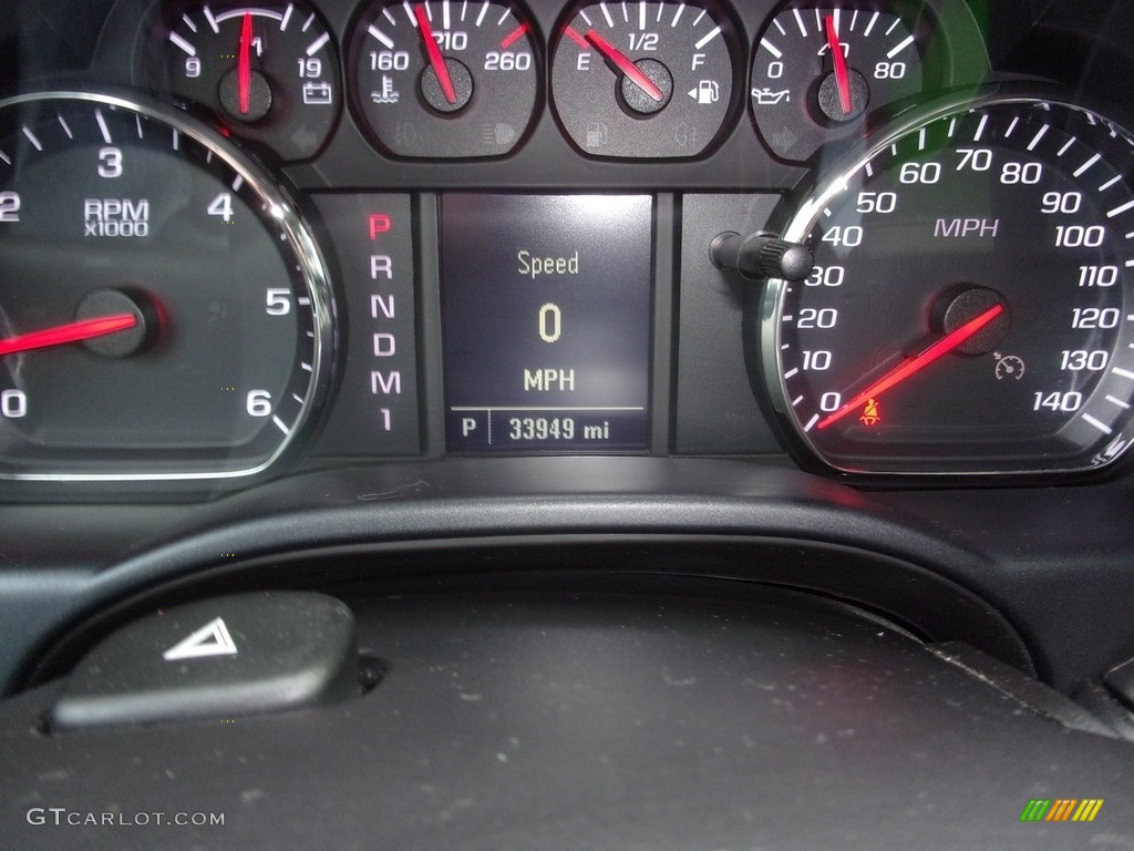 2016 Chevrolet Silverado 2500HD WT Double Cab 4x4 Gauges Photo #143244843