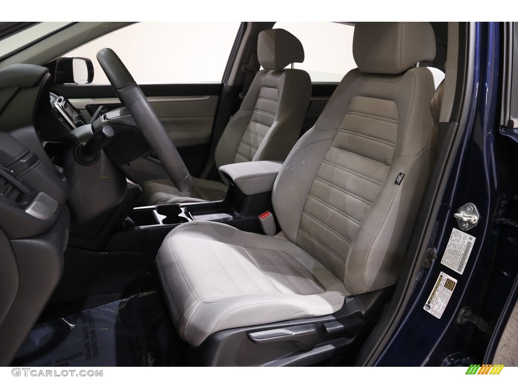 2017 CR-V LX AWD - Obsidian Blue Pearl / Gray photo #5