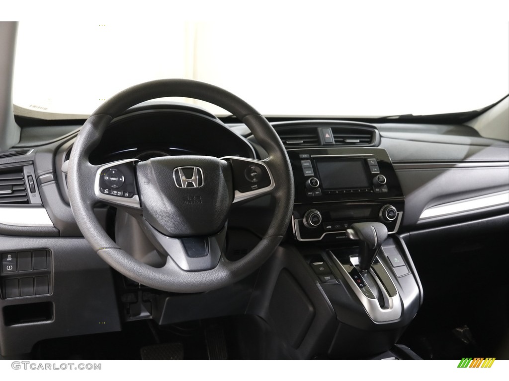 2017 CR-V LX AWD - Obsidian Blue Pearl / Gray photo #6
