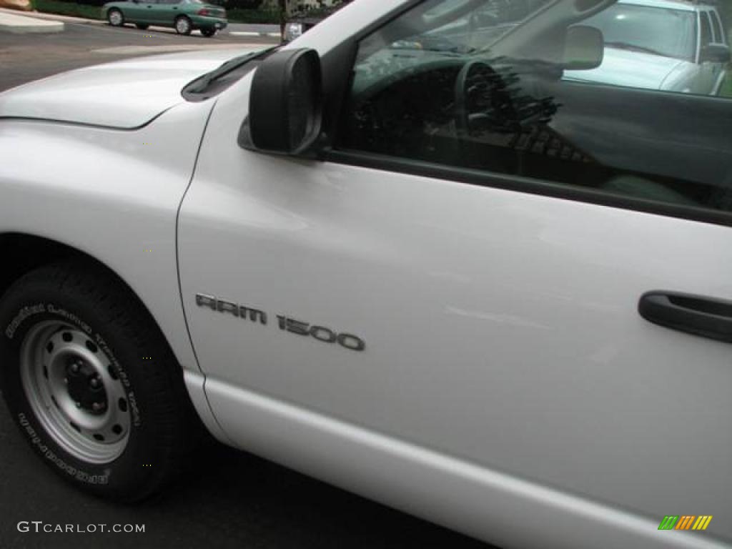 2003 Ram 1500 ST Regular Cab - Bright White / Dark Slate Gray photo #4