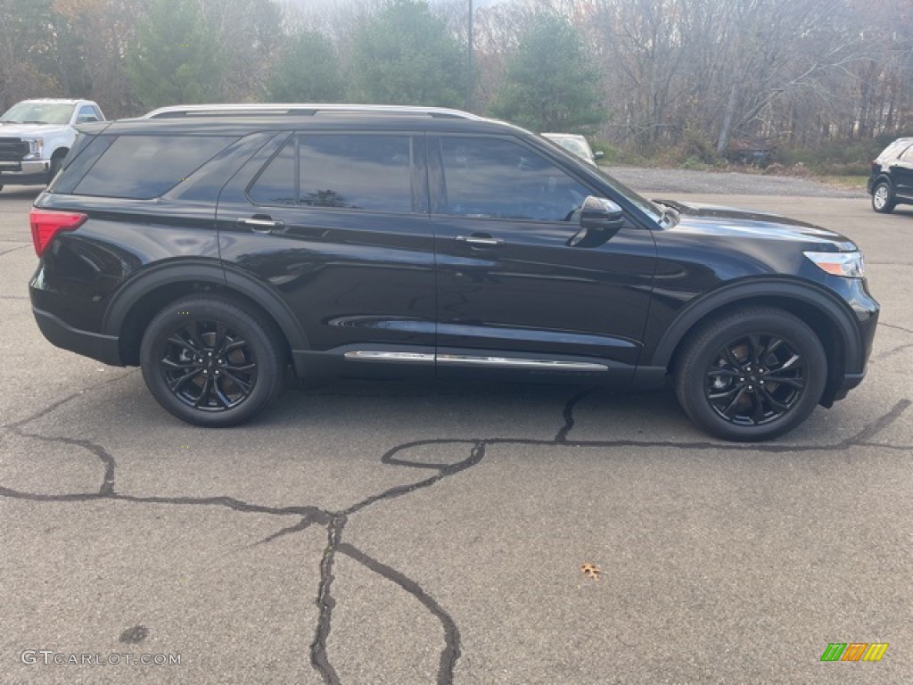 2021 Explorer Limited 4WD - Agate Black Metallic / Ebony photo #2