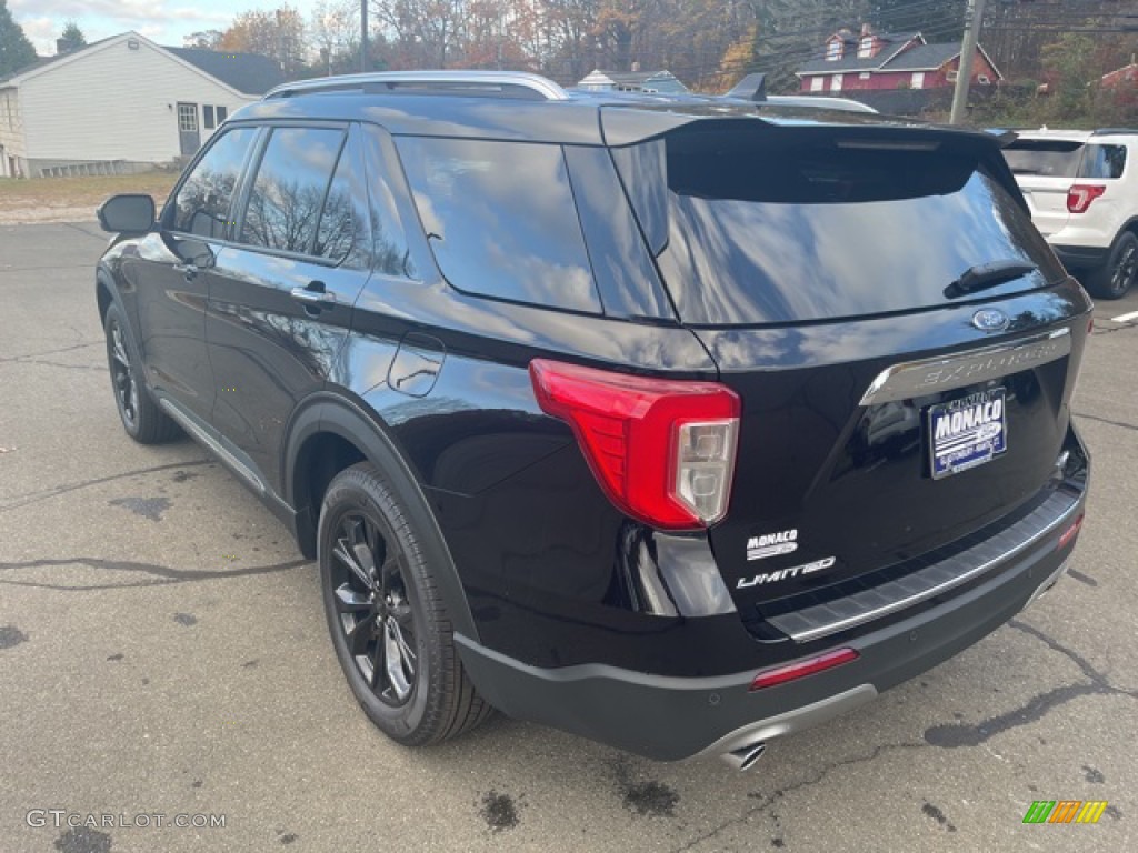 2021 Explorer Limited 4WD - Agate Black Metallic / Ebony photo #5